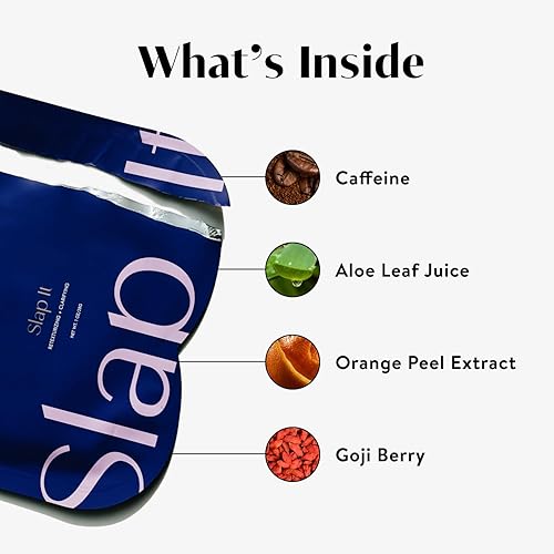 Miniatura 4 de BAWDY Slap It - Máscara de belleza con cafeína, retexturizante + desintoxicante para tu detrás, 2 hojas, una para cada mejilla, máscara de belleza