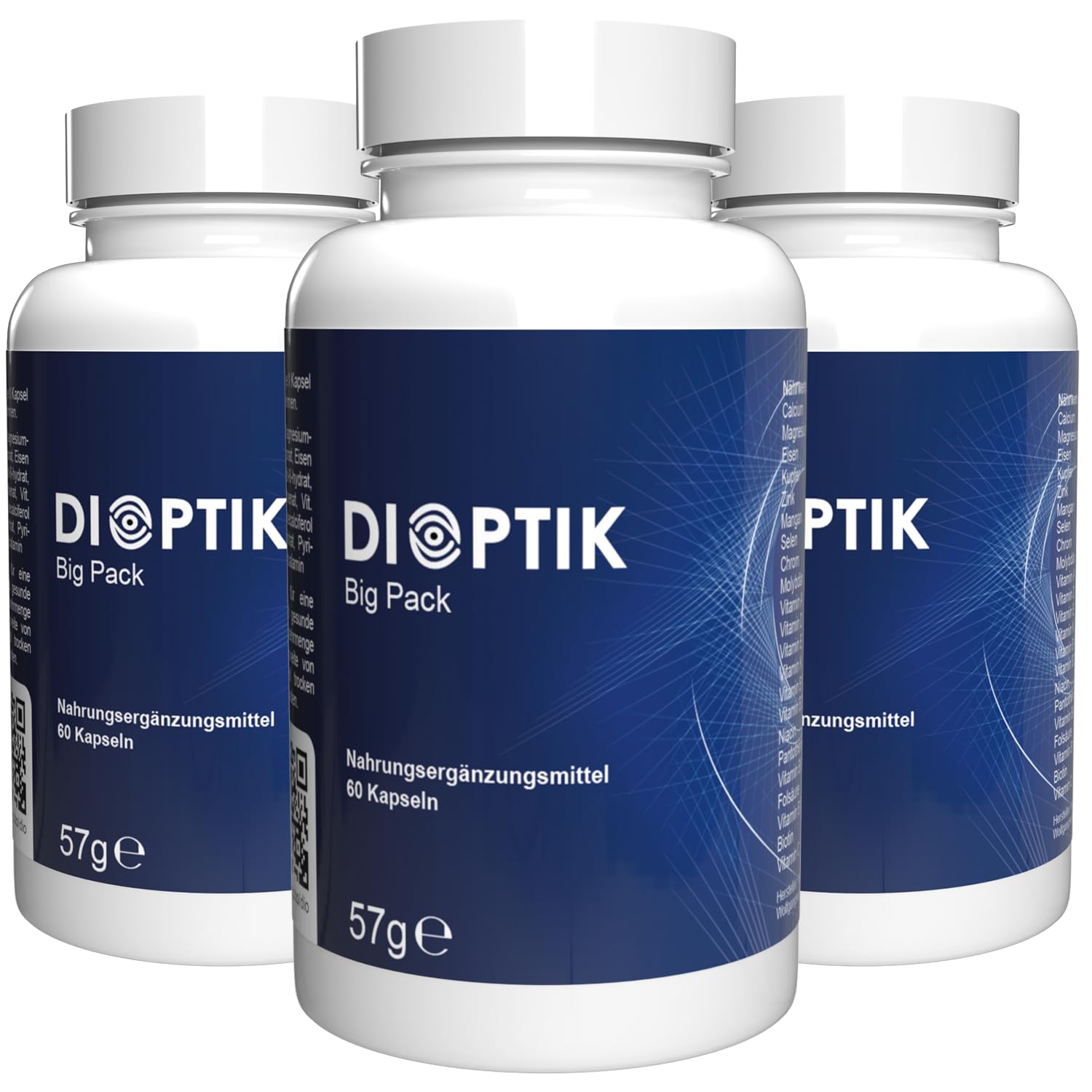 Dioptik - 180 Kapseln (3x60 Kapseln) - 3er Pack