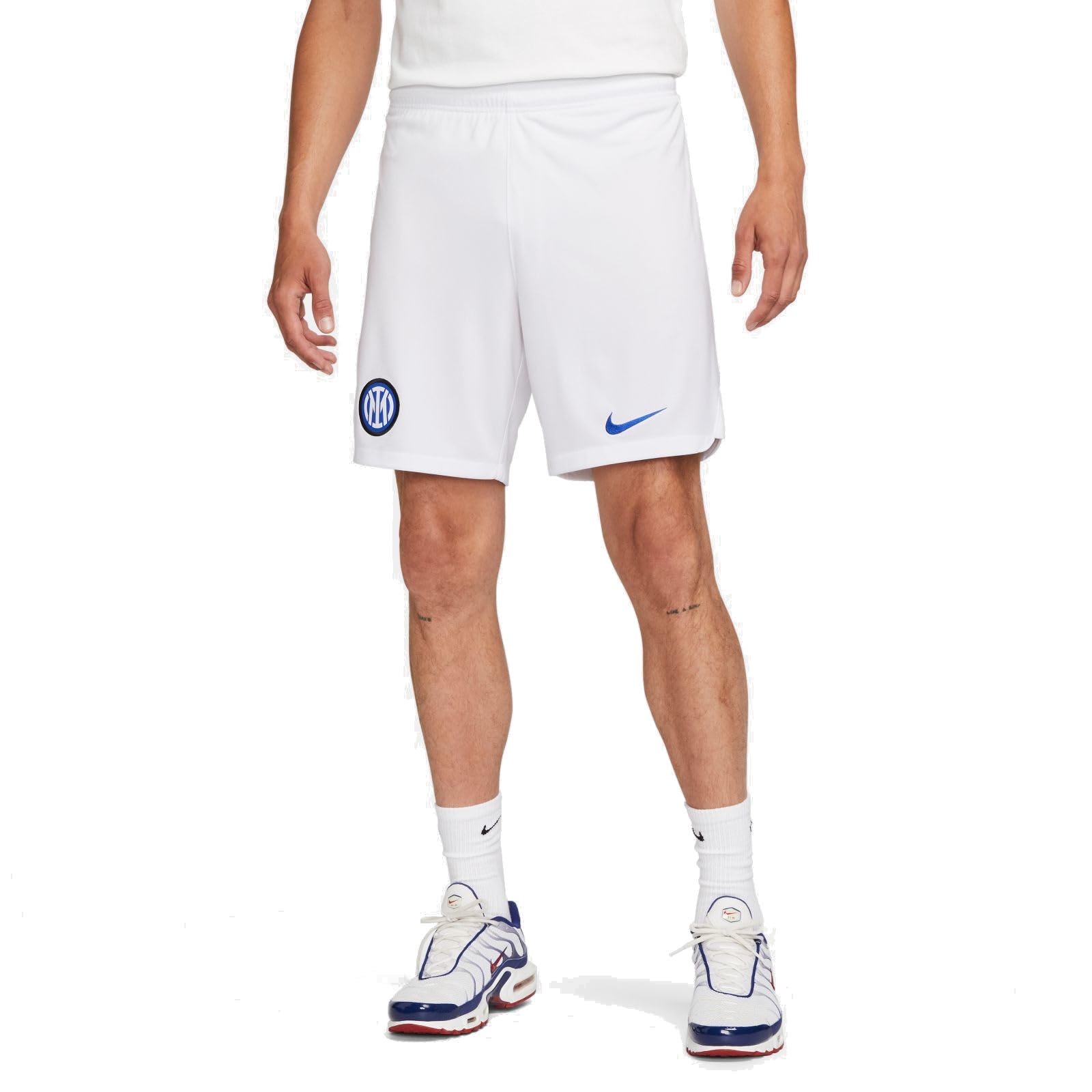 NIKE DX2711-100 Inter M NK DF STAD Short HA Shorts Men's White/White/Lyon Blue Size M