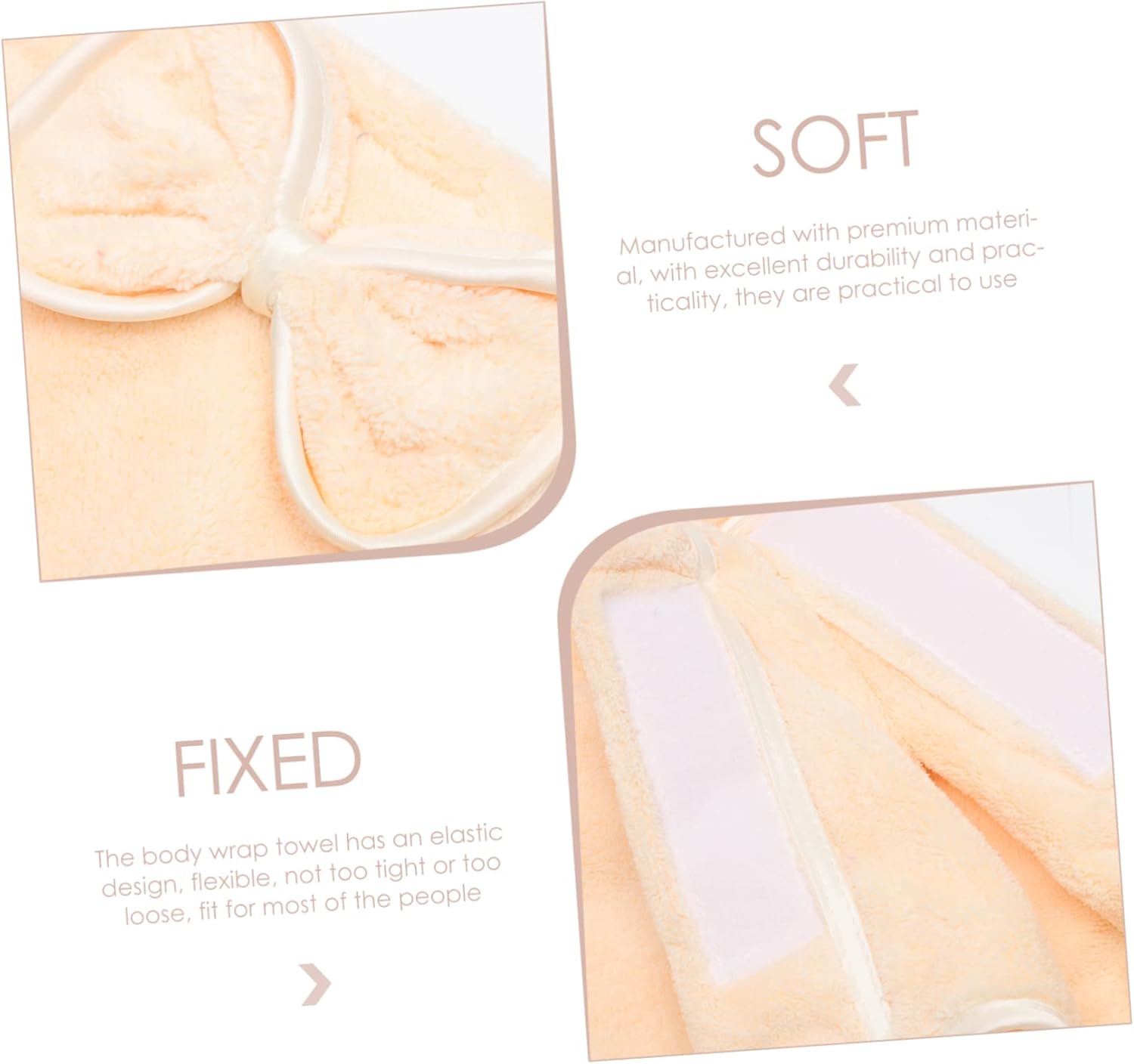 IMIKEYA Wearable Spa Body Wrap Towel Set for Women Soft Breathable Bathrobe Towel for Bath Shower Skin Care Exercise Multi Purpose Use