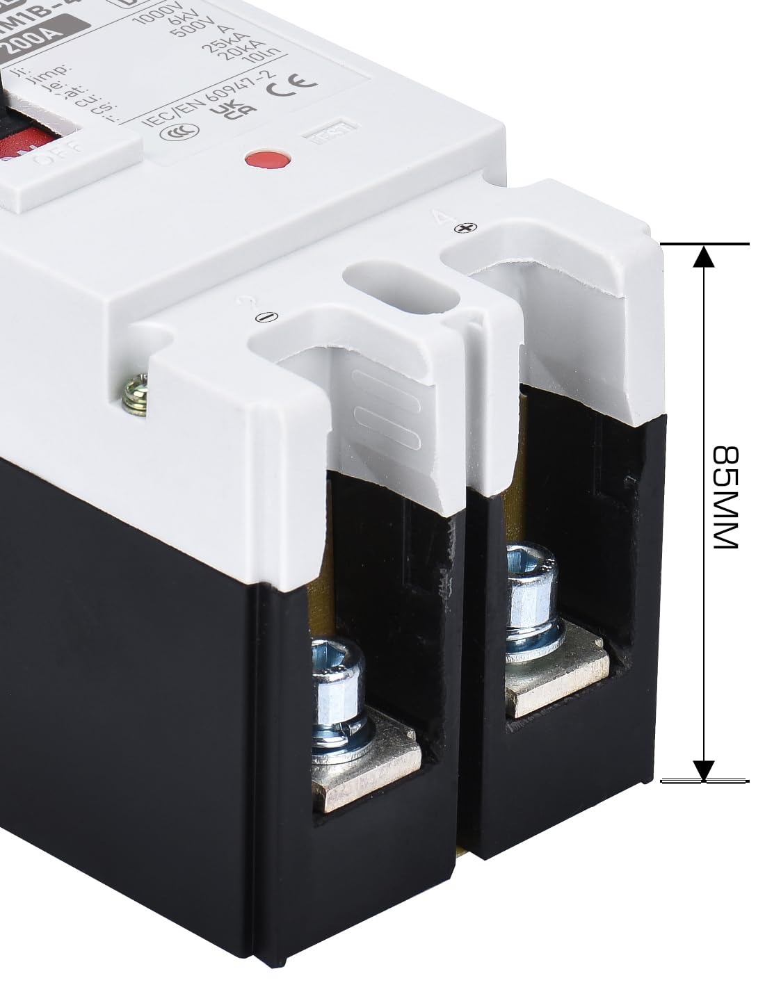 DIHOOL 200 Amp DC Breaker, 500V Battery Disconnect Switch for Main Power, Solar, UPS, Power Station