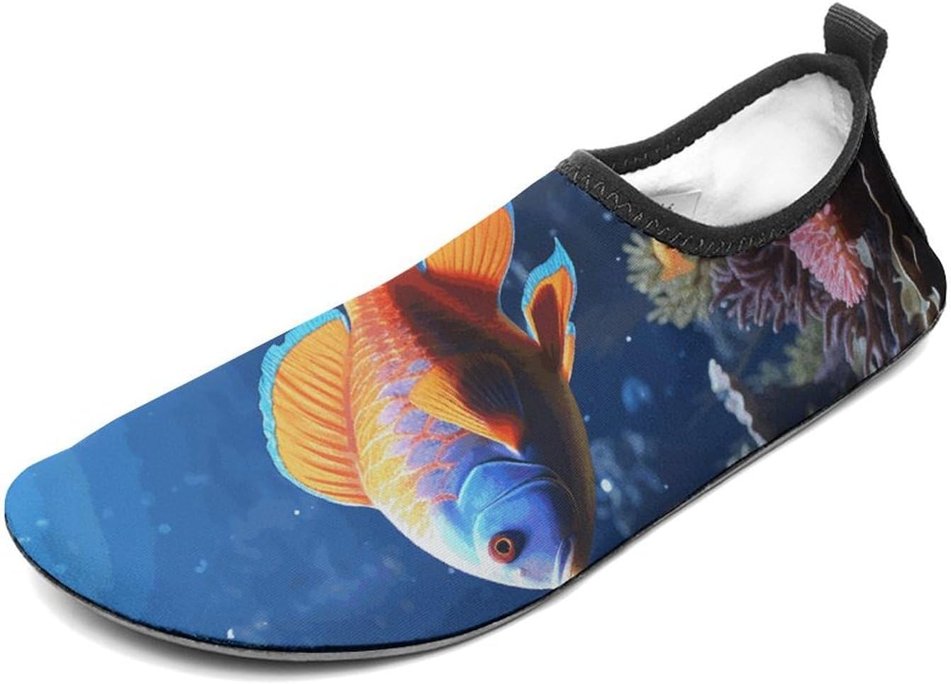 Water Shoes for Women Men Swim Beach Shoes Quick Dry Barefoot Aqua Shoes Fishs Sport Shoes Hiking Shoes 11/12women,9/10men