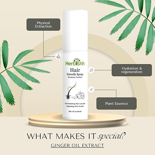 Miniatura 3 de Herbishh Trío de suero para el cabello fórmula vegana y ligera para engrosar el cabello en todo tipo de cabello  Aplicación conveniente  Sin perfume