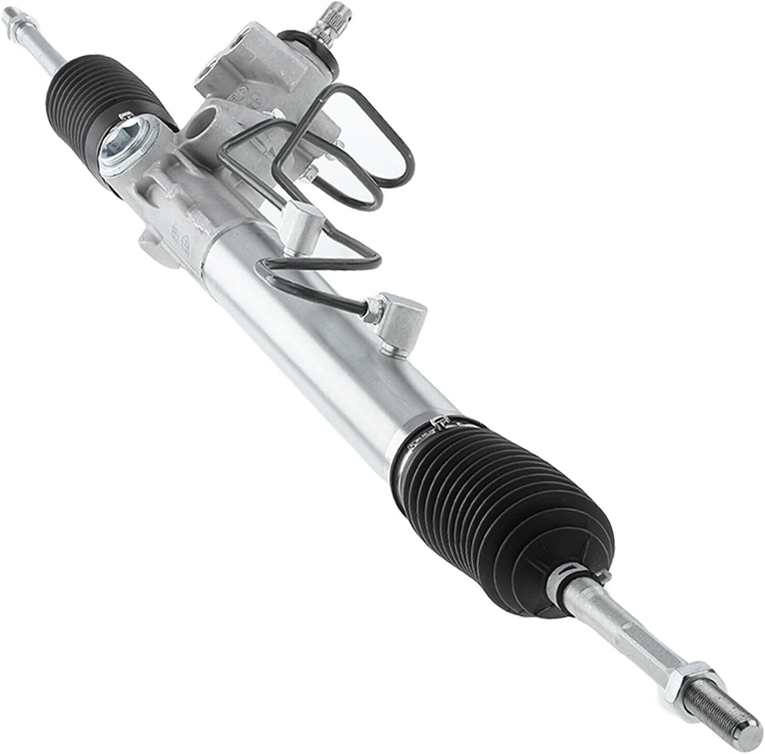 1X Power Steering Rack and Pinion Assembly RWD for Toyota for Tacoma 1995-1997 Steel/Aluminum-Casting Material 0.75-Input Shaft Diameter (in) 1-Number of Mounting Holes Inner