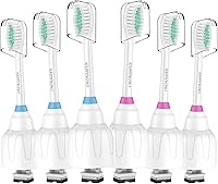 Vista 10 de Cabezales de cepillo de dientes de repuesto para Philips Sonicare E-Series/Essence/Xtreme/Elite y otros modelos de cepillos de dientes eléctricos