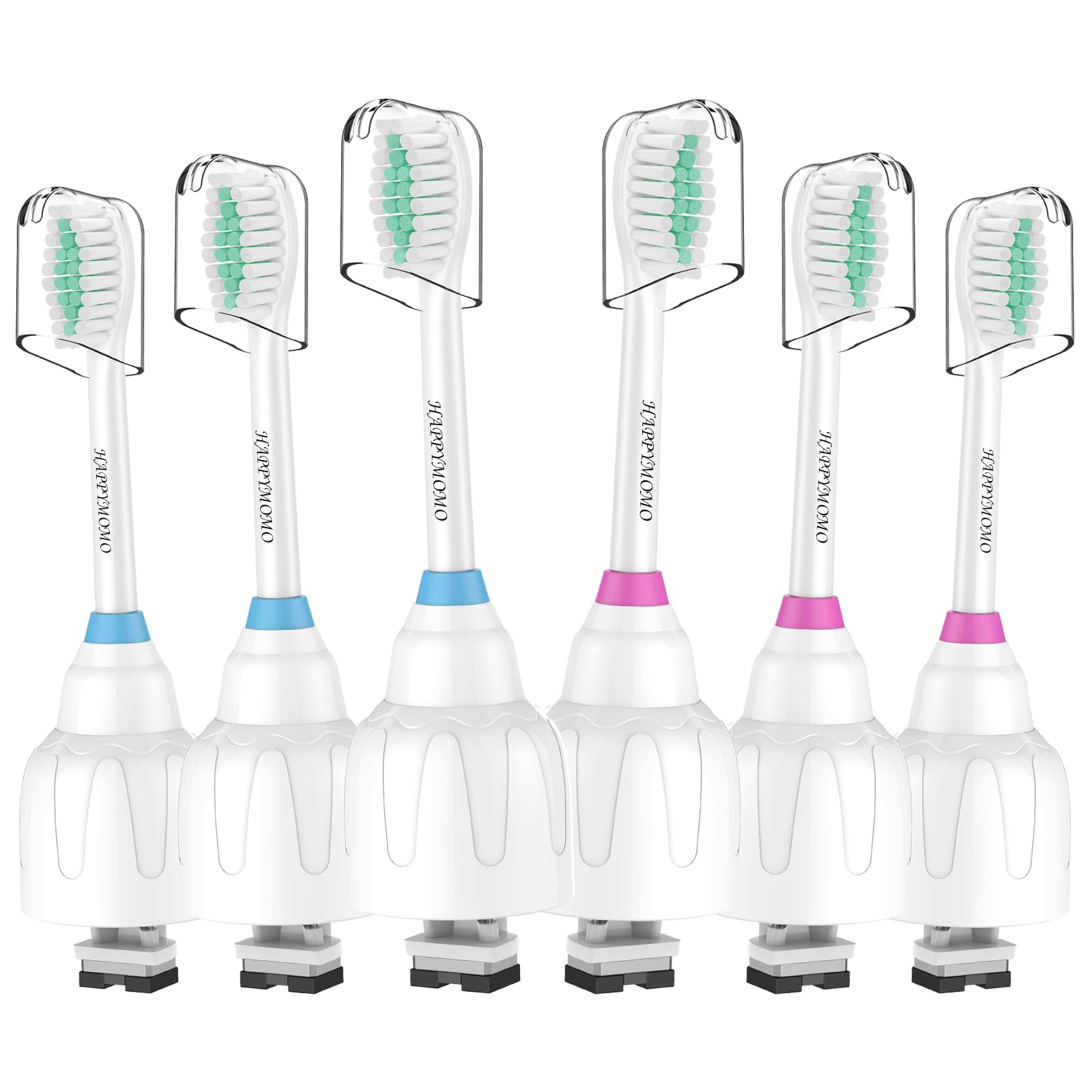 Photo 1 of ***1 missing***Replacement Toothbrush Heads for Philips Sonicare E-Series/Essence/Xtreme/Elite and Other Screw-on Models, 6 Pack, Medium Soft Dupont Bristles***1 missing***