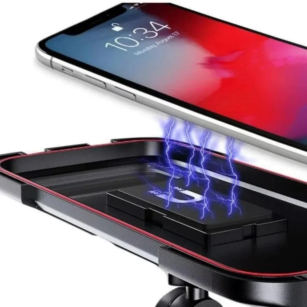 Supporto Telefono Bici/Moto Regolabile 360° Rotante Impermeabile Anti-Urto Supporto Telefono Schermo Tattile Retrattile
