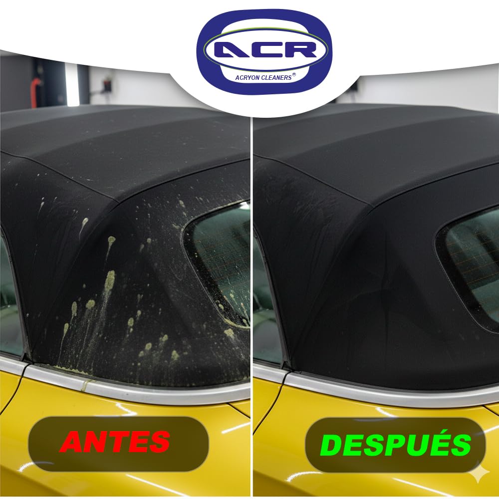 Limpiador para capotas de coche cabrio- Protector para techos convertibles de tela y lonas. (1 litro)