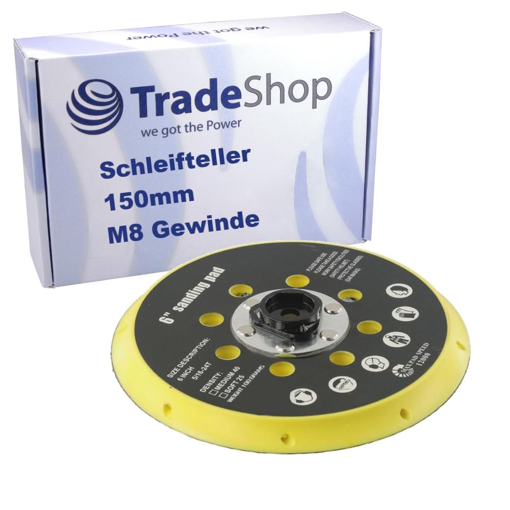 Schleifscheiben-Stützteller 150 Mm – 17-Loch, Max. 12000 U/min, Kompatibel Mit BO6030/6040, ES150 U.a.