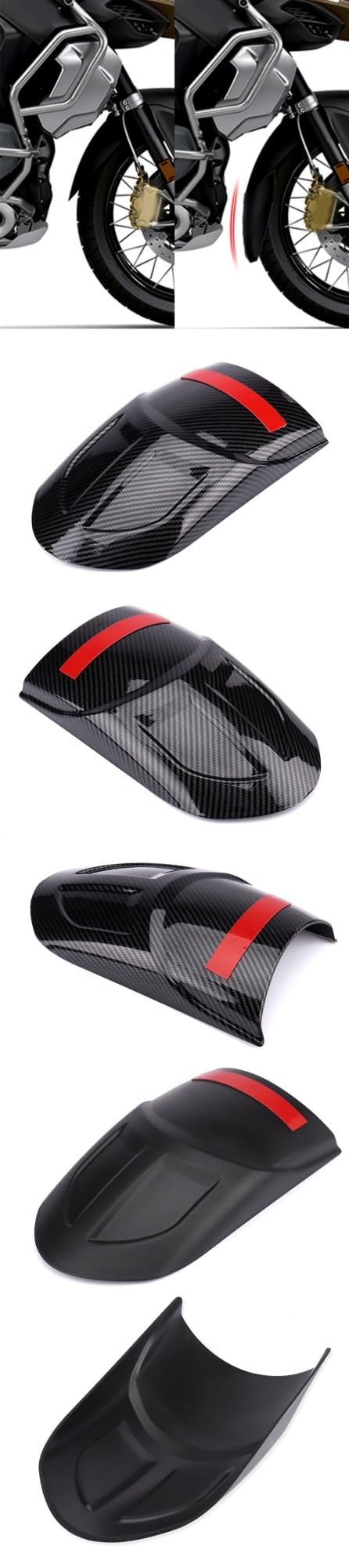 Per Kawasaki Per VERSYS 650 2010-2024 Per Versys1000 2012-2023 Moto Parafango Anteriore Splash Guard Copertura In Fibra Di Carbonio ABS