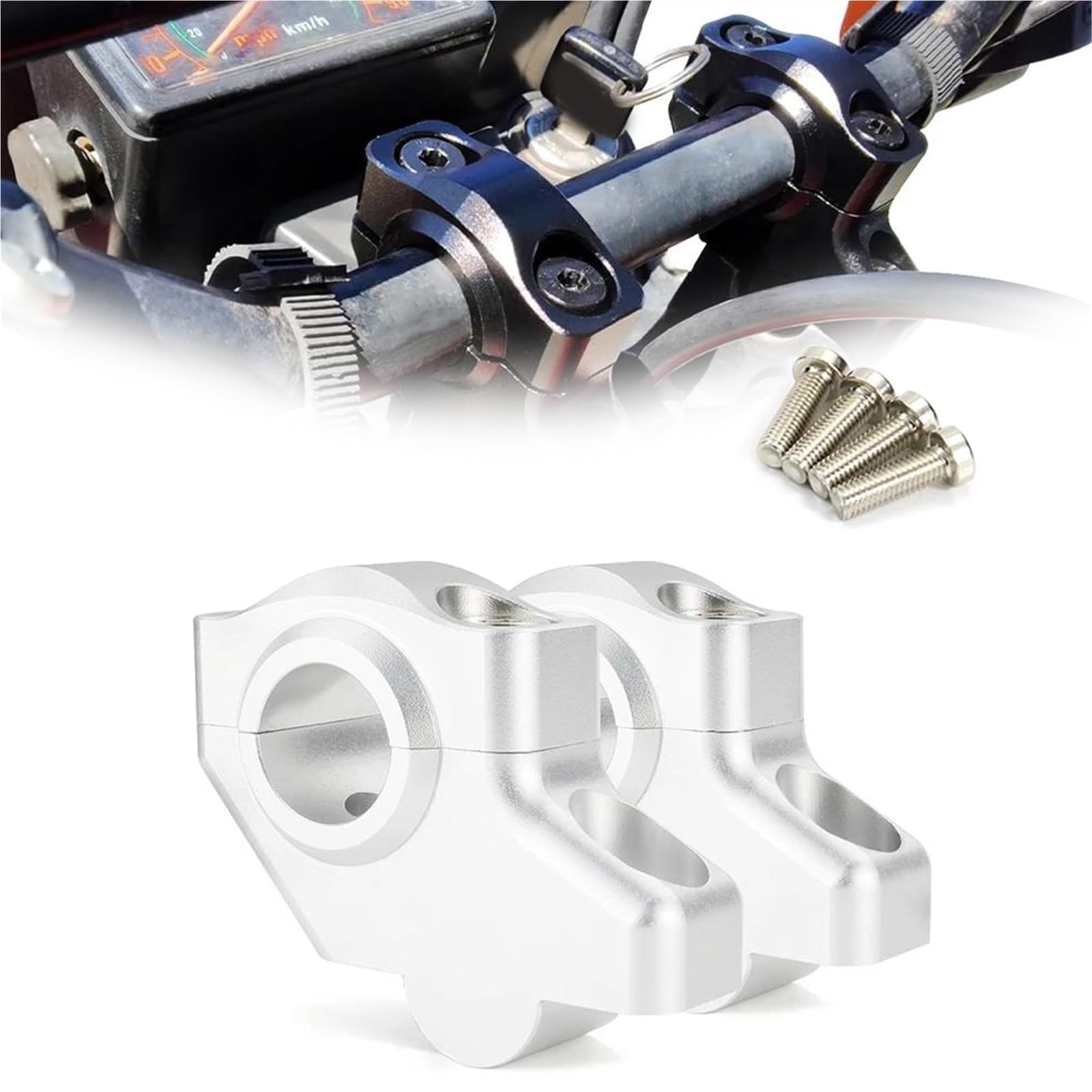 Rehausseur de guidon 7/8" Triumph Speed Triple pour longs roadtrips