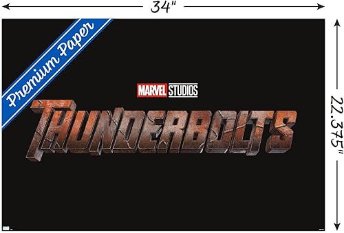 Miniatura 3 de Trends International Marvel Thunderbolts - Póster de pared con logotipo