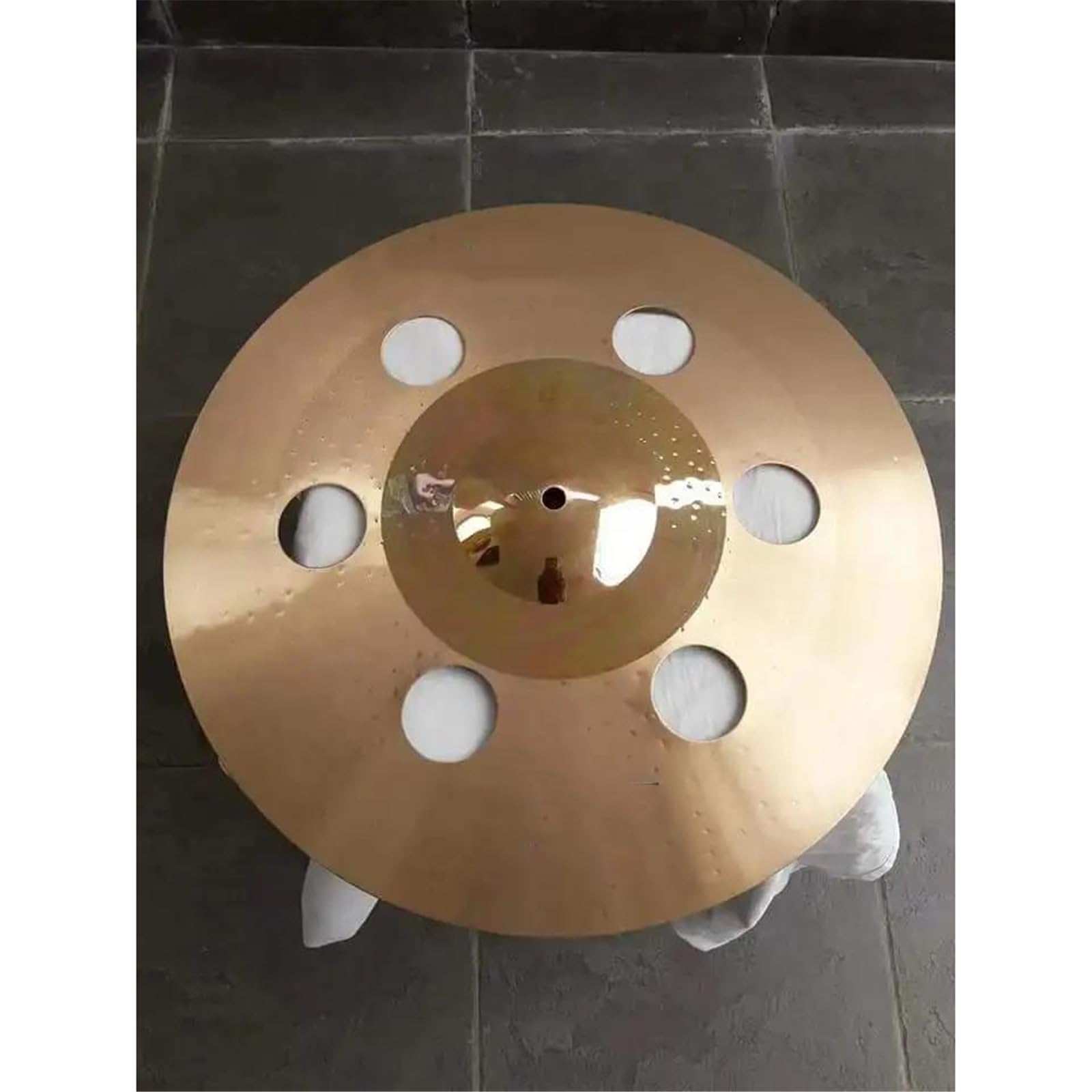 Set de cymbales Pack De Cymbales Pour Batterie B10 14 Hihats 16 Crash 18 Crash 20 Sac De Cymbales Ride Ensemble De 5 Cymbales Instrument De Percussion(7)