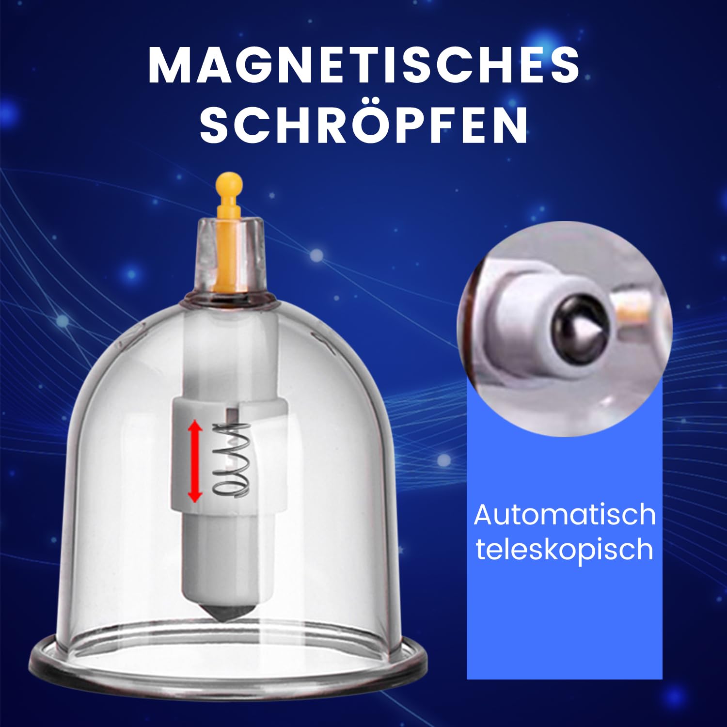 12-teiliges elektrisches Schröpf-Set, Cellulite-Schröpftherapie-Massagegerät, wiederaufladbares Vakuum-Schröpfen, einstellbares Saugset, Gua Sha und Schröpfgerät, Schmerzlinderung für den Rücken