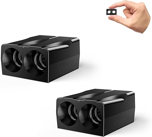 Elook Silbatos de ciervo mejorados para automóvil, silbato de ciervo para vehículos y maleteros, doble bocina, paquete de 2 (patente registrada)