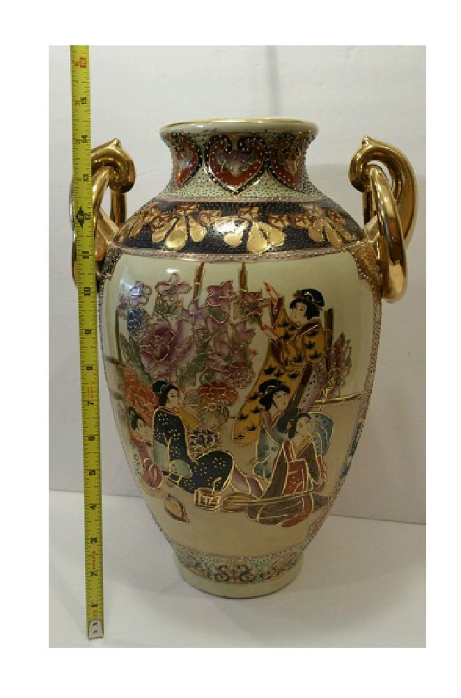 Hand Painted Royal Satsuma Vase Decor For You