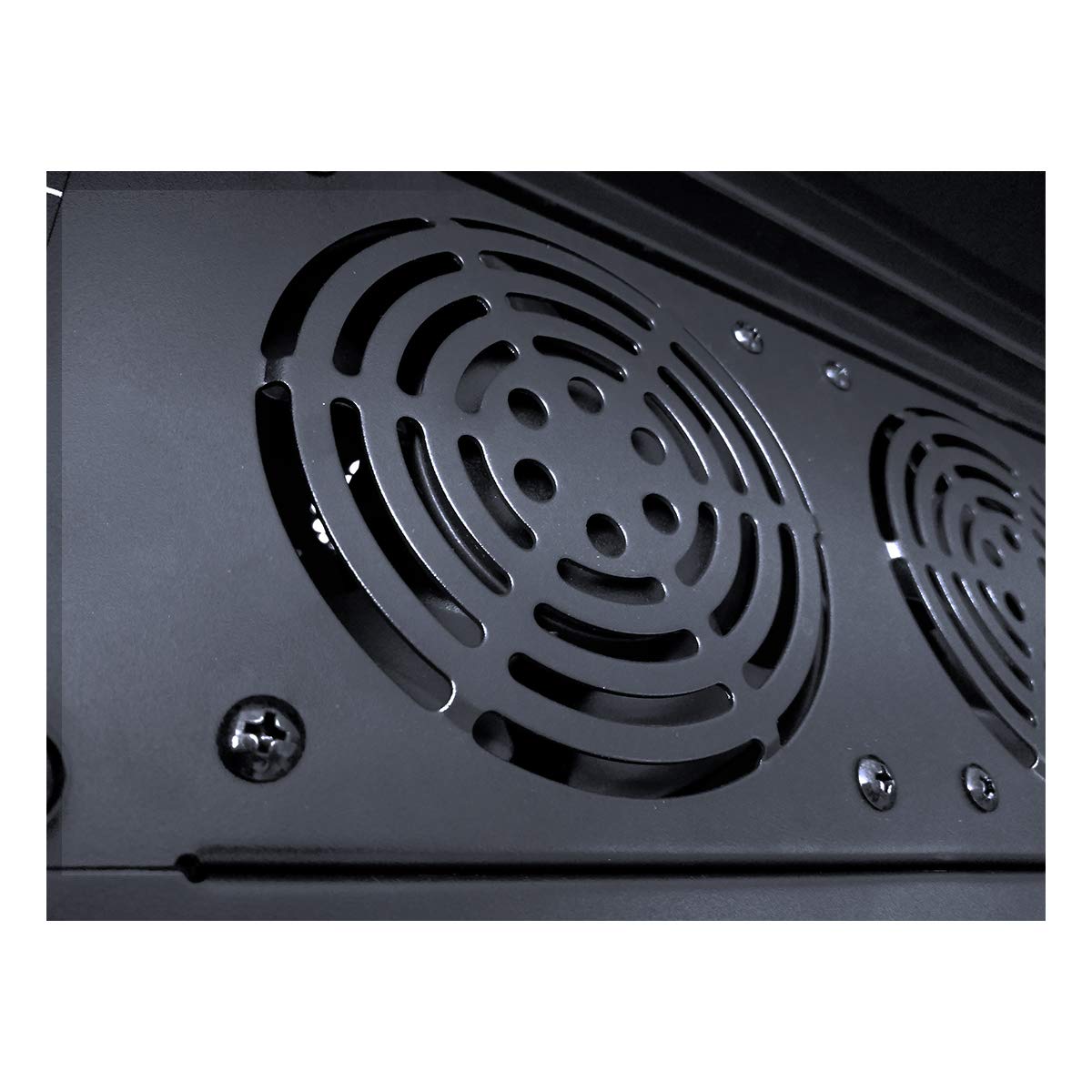 Aiten Data Armario Rack Suelo 19" 42U 800 x 1000 x 2060 mm Montado con Accesorios: 2 Bandejas Fijas, 4 Ventiladores 120 mm, 1 PDU con 8 Puertos de 1U, Patas, Ruedas y Llaves