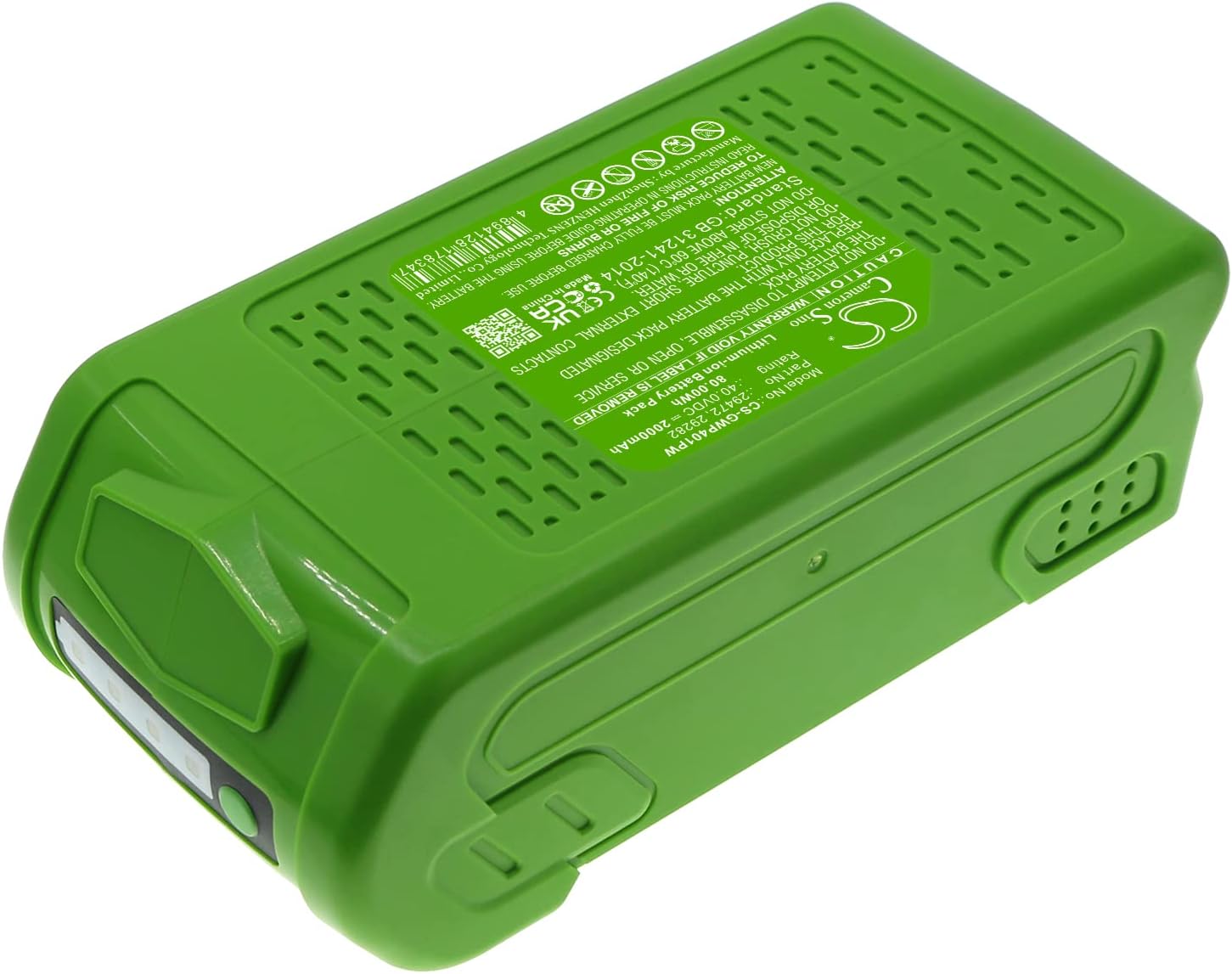 Replacement Battery for Poulan Pro 967044601 40V Dual Steel Hedge 967044601 40V 24“ 501099501 (2000mAh)