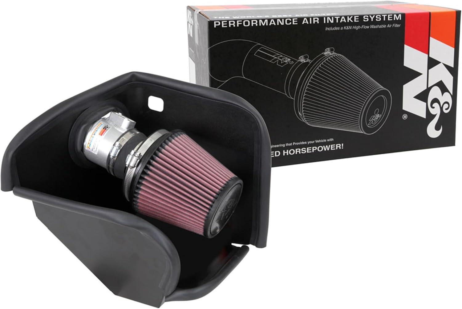 K&N Cold Air Intake System: High-Flow Air Filter, Increase Performance & Acceleration: Compatible with 2019-2025 Nissan: Altima, 69-7085TS