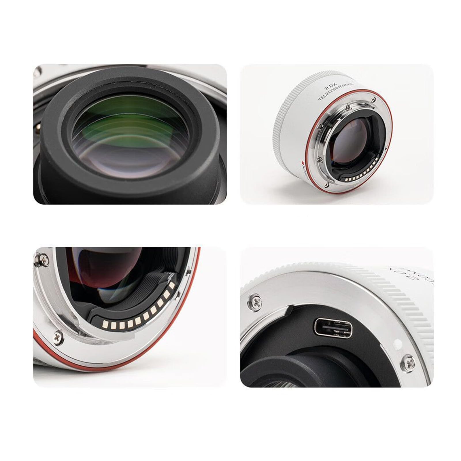 VILTROX TC-2.0X Telekonverter für Sony E-Mount, 2.0X Autofokus-Telekonverter für Sony SEL70-200GM, SEL70-200GM2, SEL100-400GM, SEL200-600G, SEL300F28GM, für Viltrox 135mmF1.8 LAB FE