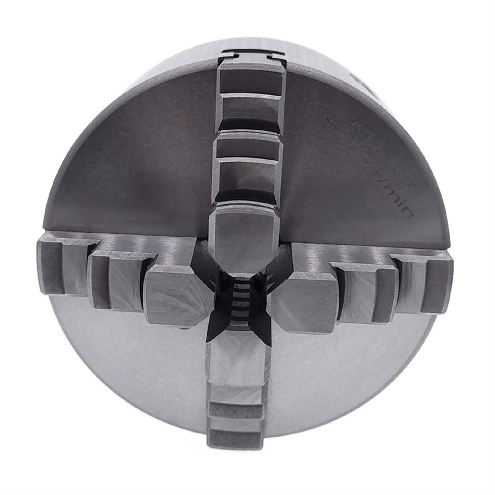 Drehfutter, 4 Backen selbstzentrierende Spannfutter-Chuck-Chuck K12-100 Scrollfutter 100mm for kleine Drehmaschine mit gehärtetem Stahl zwei Backensätzen