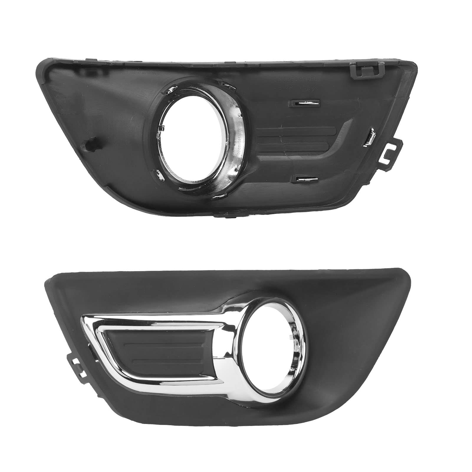 Couvercles Phare Antibrouillard Avant Pour Ford Focus 2012-2014 - Style Argenté ABS