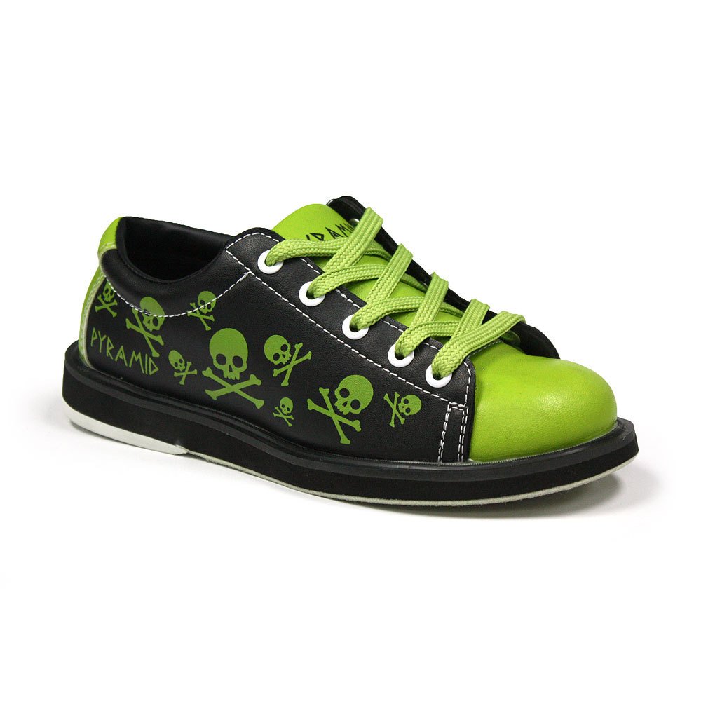 Pyramid Youth Skull Green/Black Bowling Shoes
