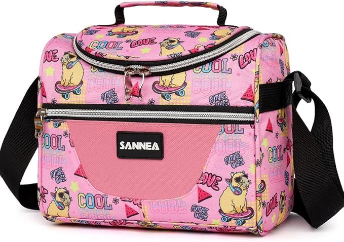 SAMERIO loncheras Térmica Bolsa Porta Alimentos 7L Hermética Plegable para Llevar Comida Nevera Almuerzo para Adulto Mujer Niñas Niños Bebé Trabajo Escuela Playa Camping