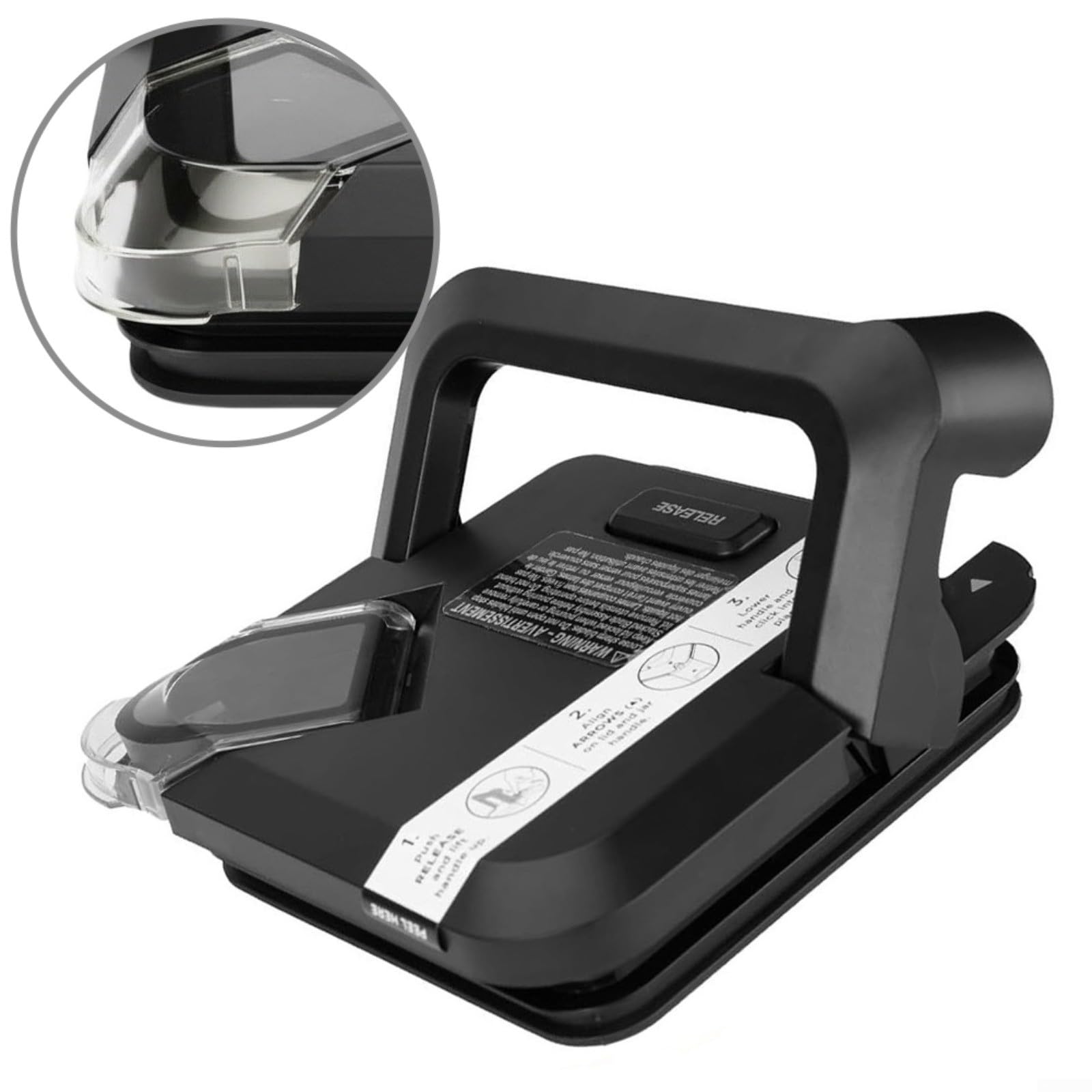 Tapa de bloqueo negra de repuesto para licuadora de 72 onzas, compatible con BN751 BN800 BL610 BL640 BL710 Series, tapa de sellado apta para lavavajillas para hacer batidos de cocina
