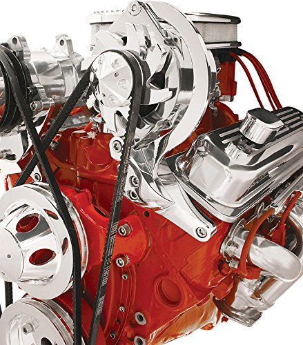 Amazon Com New Billet Specialties Sbc Vortec Polished Alternator Bracket Top Mount For Small Block Chevy Vortec Short Water Pump Automotive