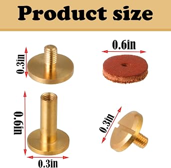 Hook Lock Kit Suspension System Accessories for Western Leather Strap Tool Bag Vest Attachment(10Pcs