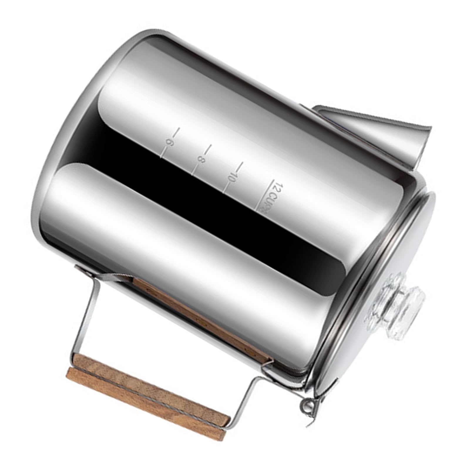 SueaLe Stainless Steel Coffee Maker Travel Friendly Stovetop Coffee Pots for Outdoor Cooking and Indoor Brewing Needs Heat Conduction Maker