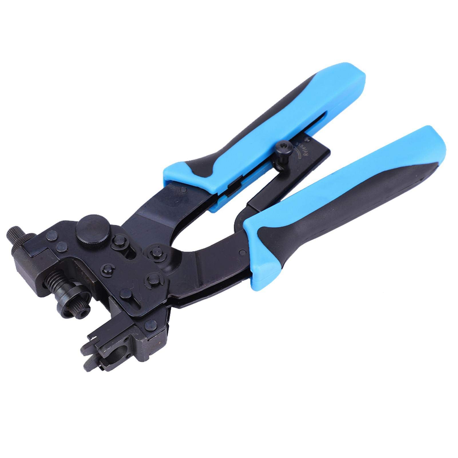 Pinza a crimpare per connettori, pinza a crimpare a compressione terminale F BNC RCA Pinza a crimpare per cavi coassiali di rete Pinza regolabile