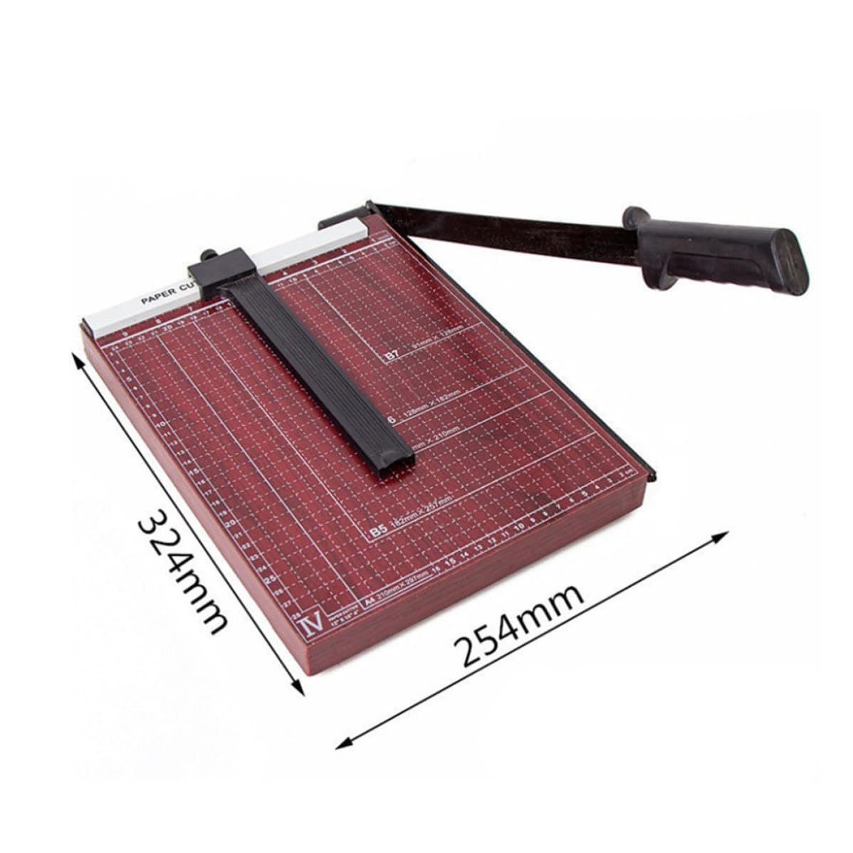Papierschneider A4 aus Metall mit Guillotine Schnitt für Zuhause