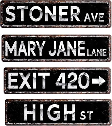 Miniatura 8 de Cenacle Music Is What Feelings Sound Like - Letrero de hojalata de 8 x 12 pulgadas, rectangular, Art Deco, montaje en pared, color negro, decoración