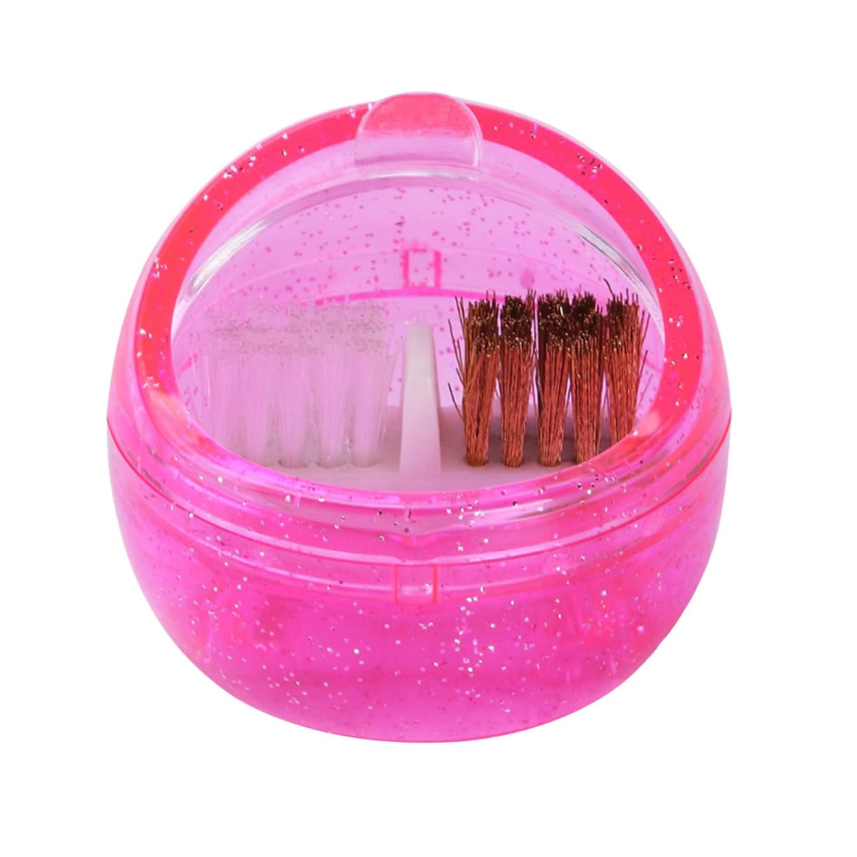 Healvian 3pezzi Macchina Portatile Per Pulizia e Fresatura Unghie Di Pennelli Manicure Con Scatola Pulitore Per Attrezzature Di Bellezza