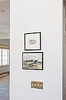 Vista 4 de Petal Lane Antique Wall Decor - Framed Antique Decor - Make Your Own Gallery Wall Frame Set - Dark Academia Wall Decor - Canvas Wall Art with