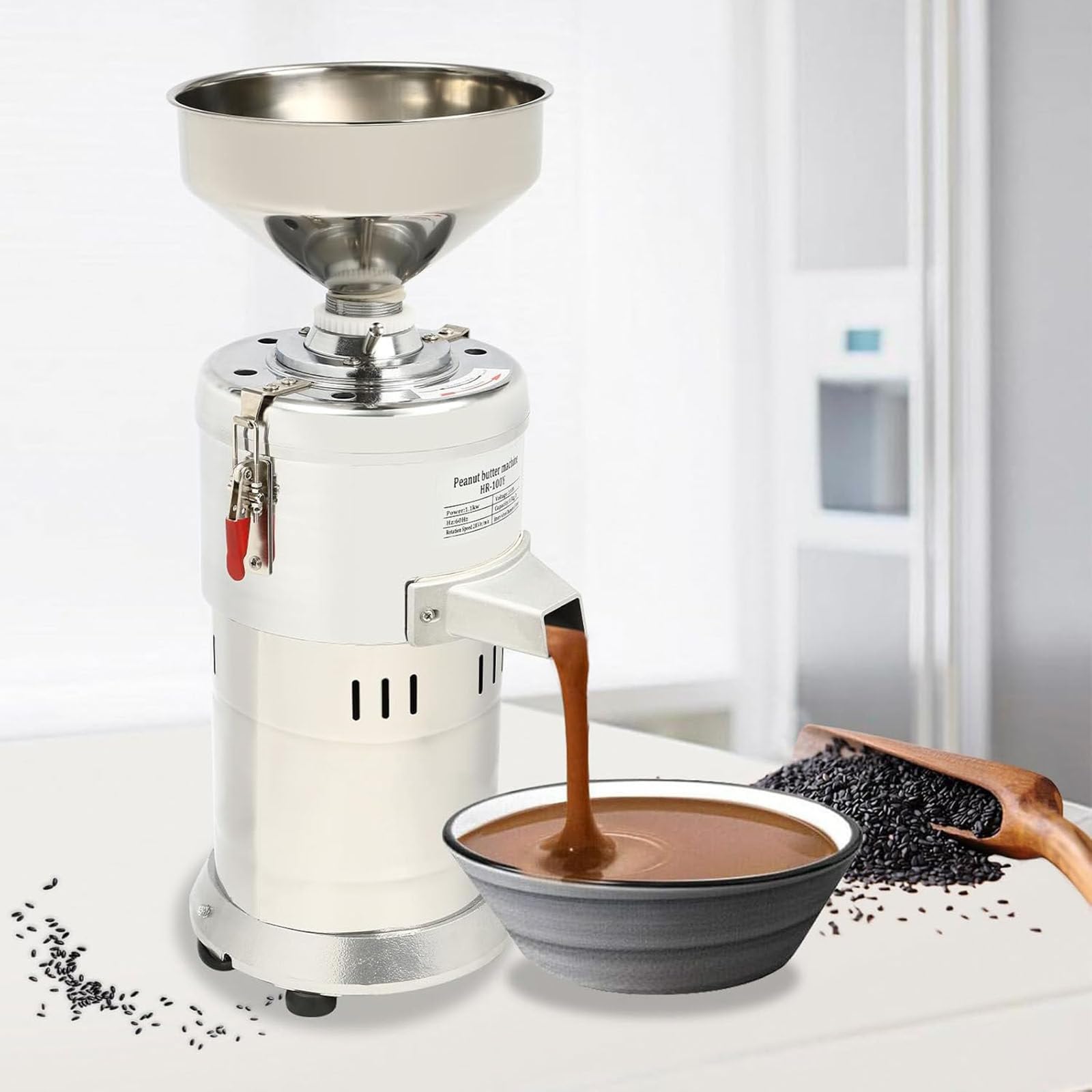 ylpddmm Peanut Butter Machine,Sesame Specialty Food Mill For Pea-nuts