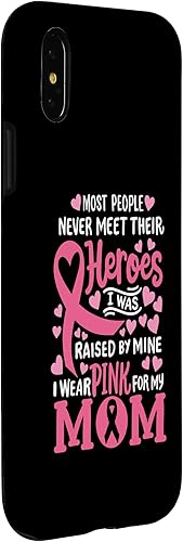 Miniatura 9 de iPhone 13 Concientización sobre el cáncer de mama desgaste rosa para mi mamá apoyo niños caso