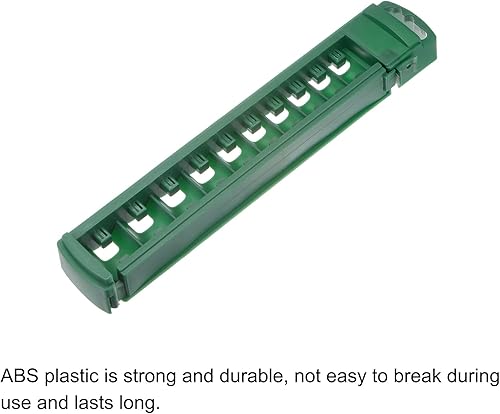 Miniatura 3 de HARFINGTON Caja organizadora de enchufes de 38 pulgadas 10 ranuras portátil de plástico ABS soporte de riel para enchufes métricos y SAE poco