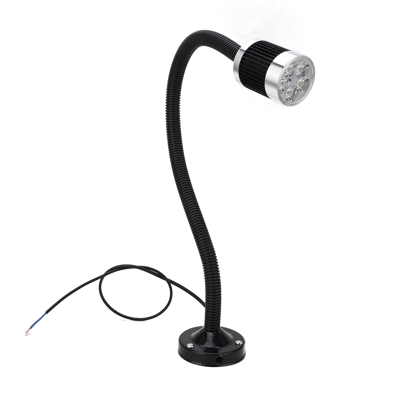 Acogedo Light Magnetic Work Led Spot Lamp, Led Lathe Machine With Flexible Gooseneck And Adjustable Magnetic Base, For Cnc, Lathe, Workshop, Sewing Machine (5W)
