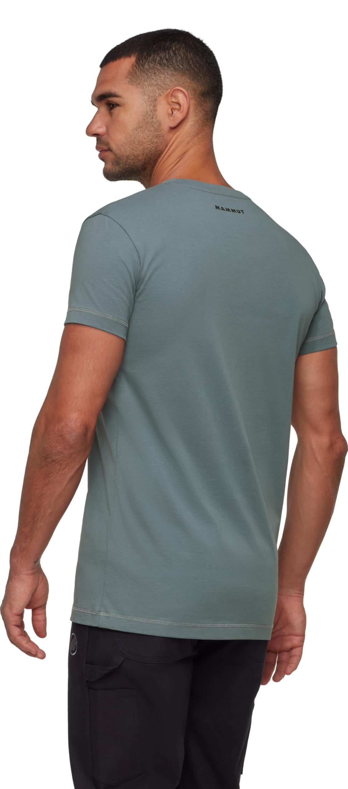 Mammut Massone Patch T-shirt z bawełny organicznej – męska lekka koszulka do wspinaczki, warstwowa, Warstwy, S