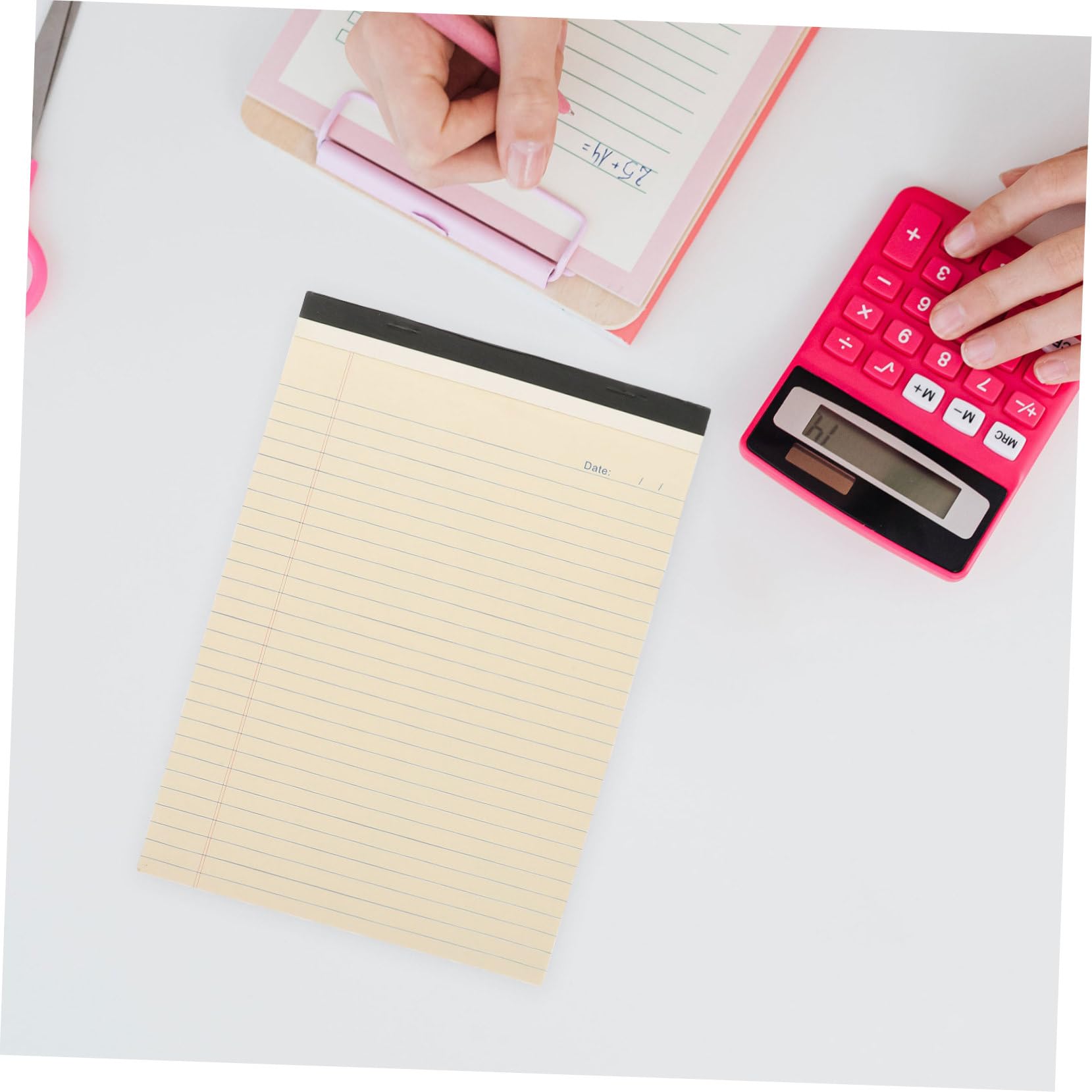 HOMSFOU 4stücke Liniertes Tragbarer Memoblock Abreißblock aus Hochwertigem Papier Notizblock für Ideen und Notizen Liniertes Notizbuch