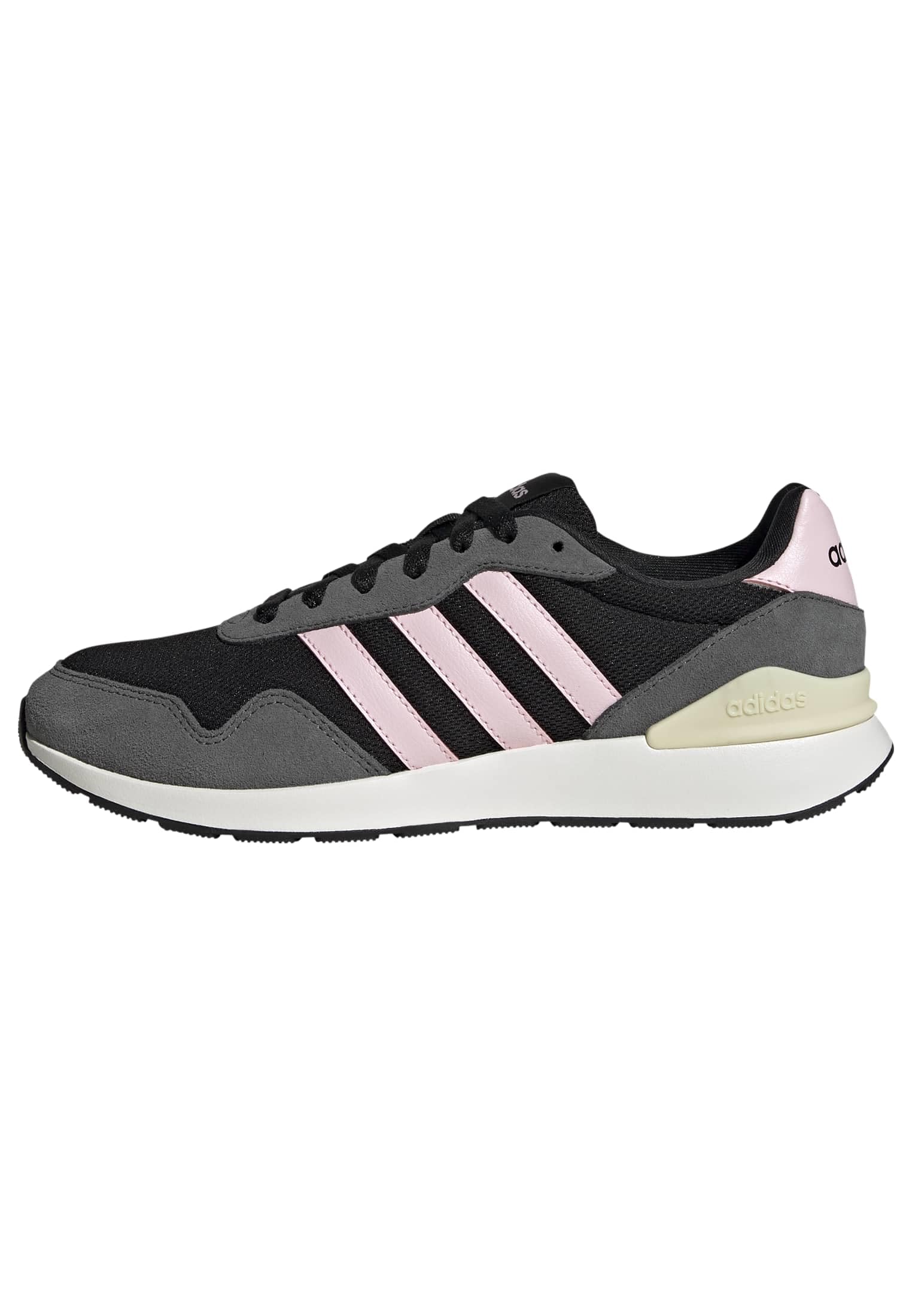 adidas Women's Run 60s 4.0 Shoes, core Black/Clear Pink/Carbon, 9.5 UK