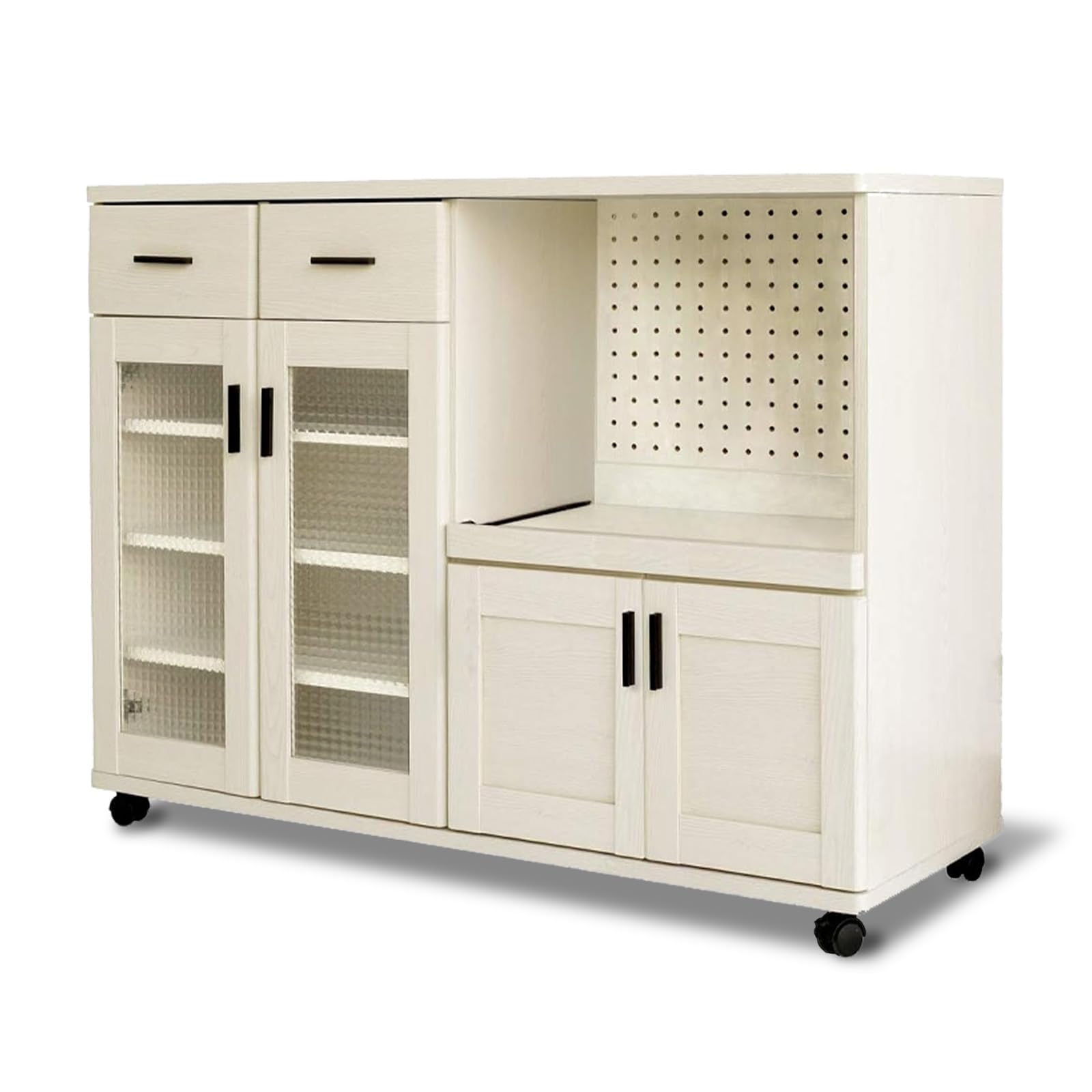 レンジ台　マテリア　ミニ食器棚／幅70cm（WH 木目）　2024年5月購入 レンジ台 マテリアⅡ 70A Aタイプ／幅70cm（WH木目）(A