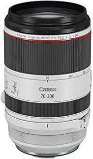 Canon RF 70-200mm f/2.8 L IS USM Lens: Lightweight Telephoto Zoom for EOS R Mirrorless, 5-Stop IS, Sports & Wildlife Photography, White