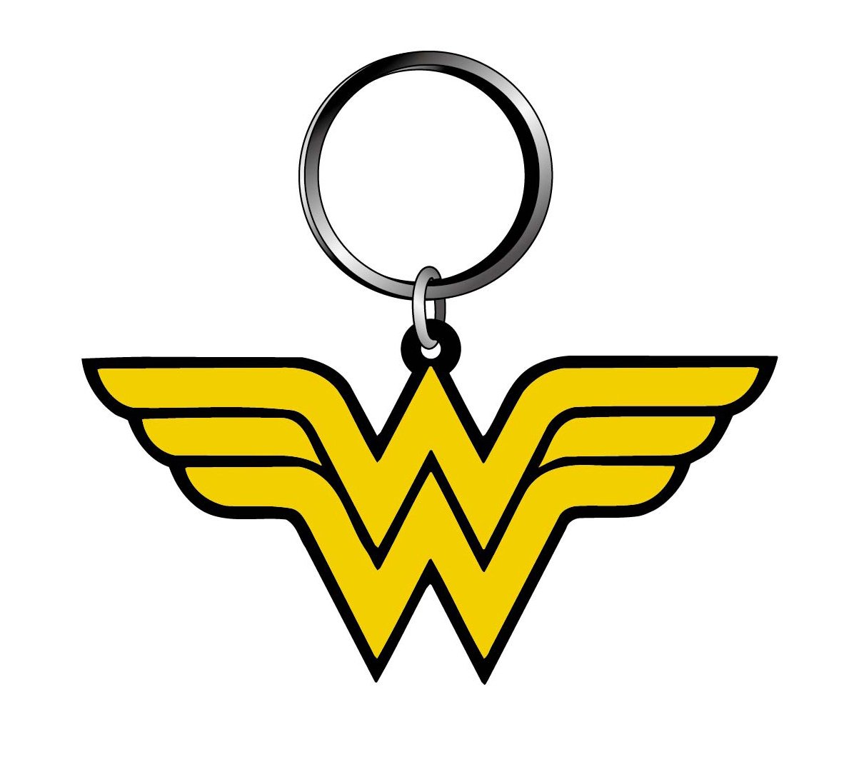 DC Novelty Key Ring, Multi Color