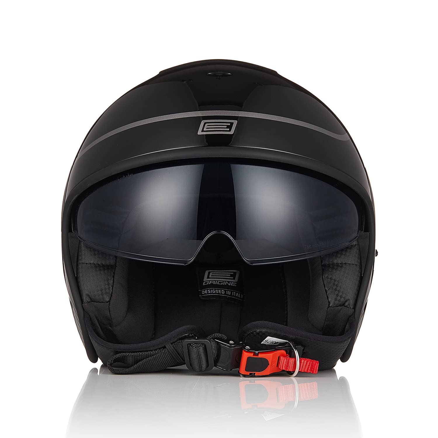 ORIGINE Casque de Moto Jet Casque Scooter avec Visière Homologué ECE 22 - 06