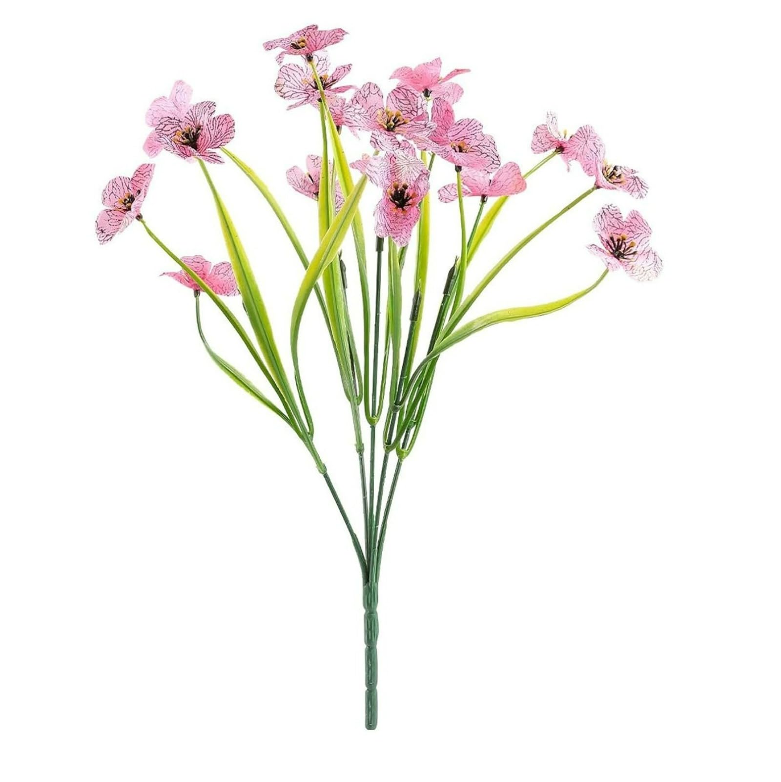 Fleurs artificielles violettes en lot de 10 bouquets réalistes pour déco intérieure