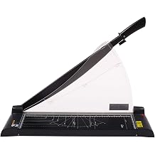Cutting Machine, A3 Paper Cutter, Guillotine, Metal Base Trimmer, Plain Paper, Photo Cutting Sturdy Color Black, Size 22.0 x 2.8 x 2.8 inches 55.6 x 22 x 7 cm